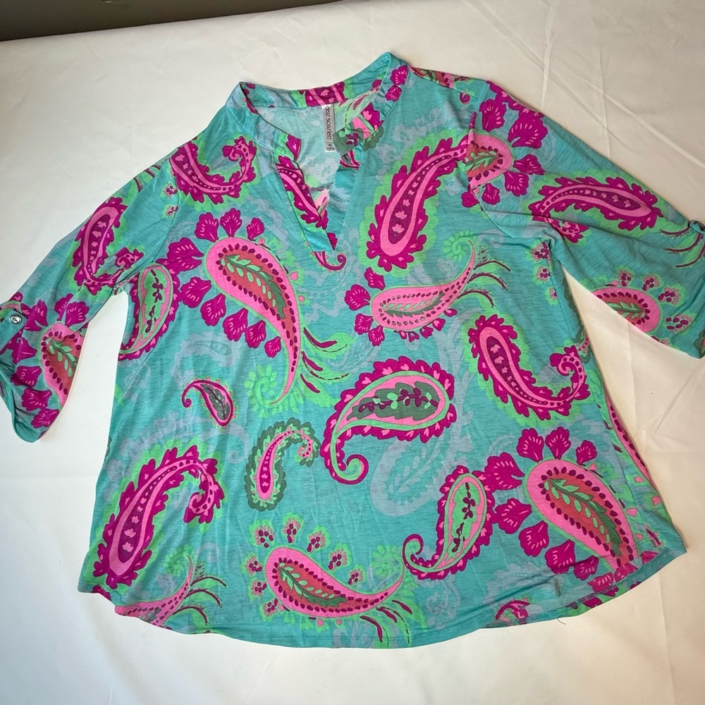 Paisley Print Women's Top dear Scarlett